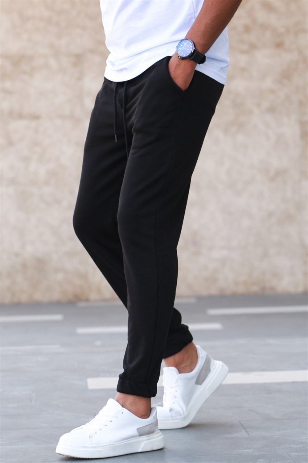 Madmext Gri Basic Eşofman 5424