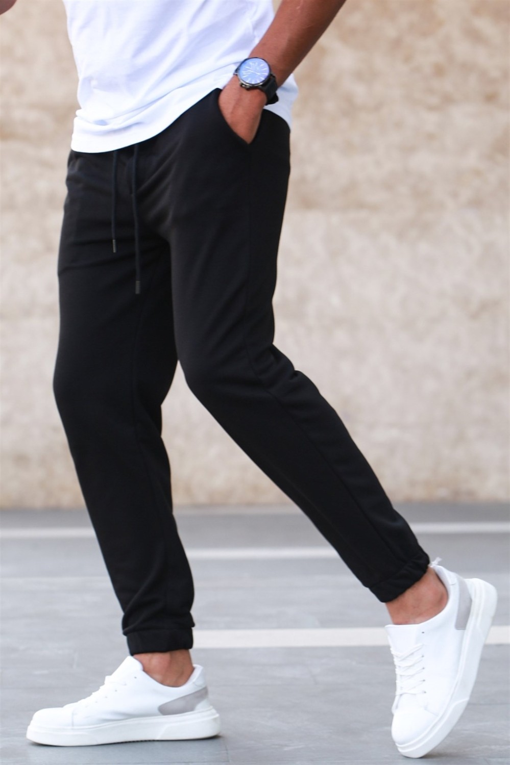 Madmext Gri Basic Eşofman 5424 görsel 3