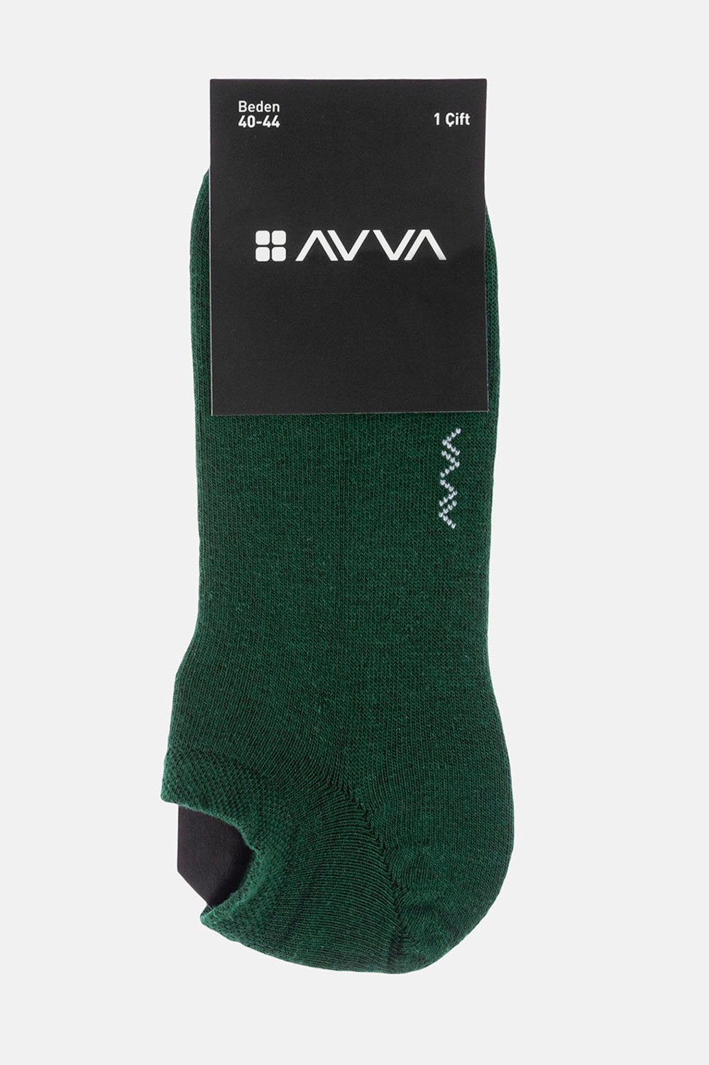 AVVA Erkek Siyah Bambu Sneaker Çorap B008553 görsel 5