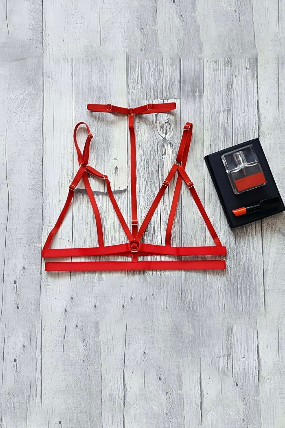 Beruflic Şık Lastik Harness Sütyen - BRF143 görsel 3