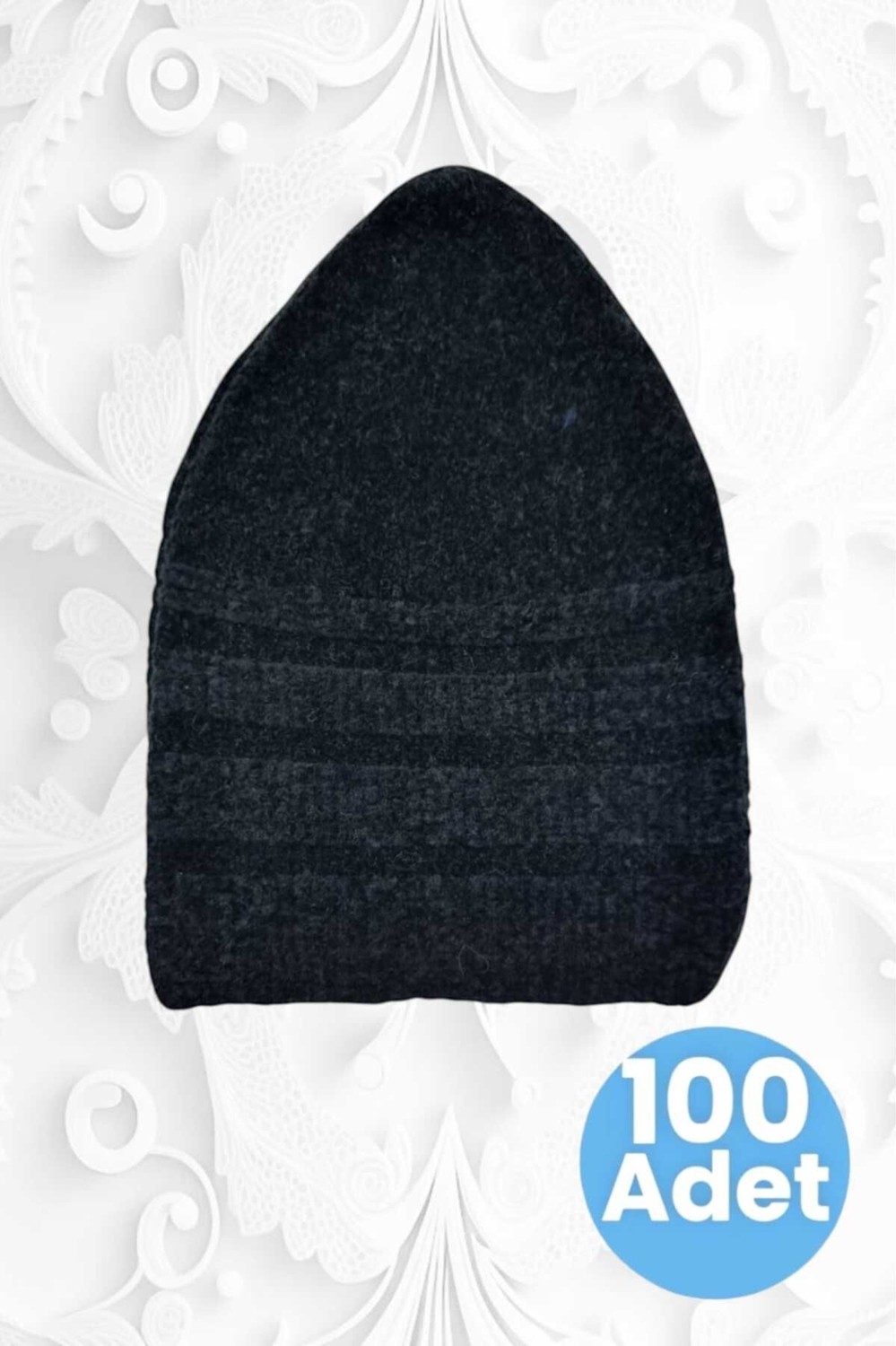 Tezzgelsin 100'LÜ Kadife Takke Kaliteli Namaz Takkesi görsel 8