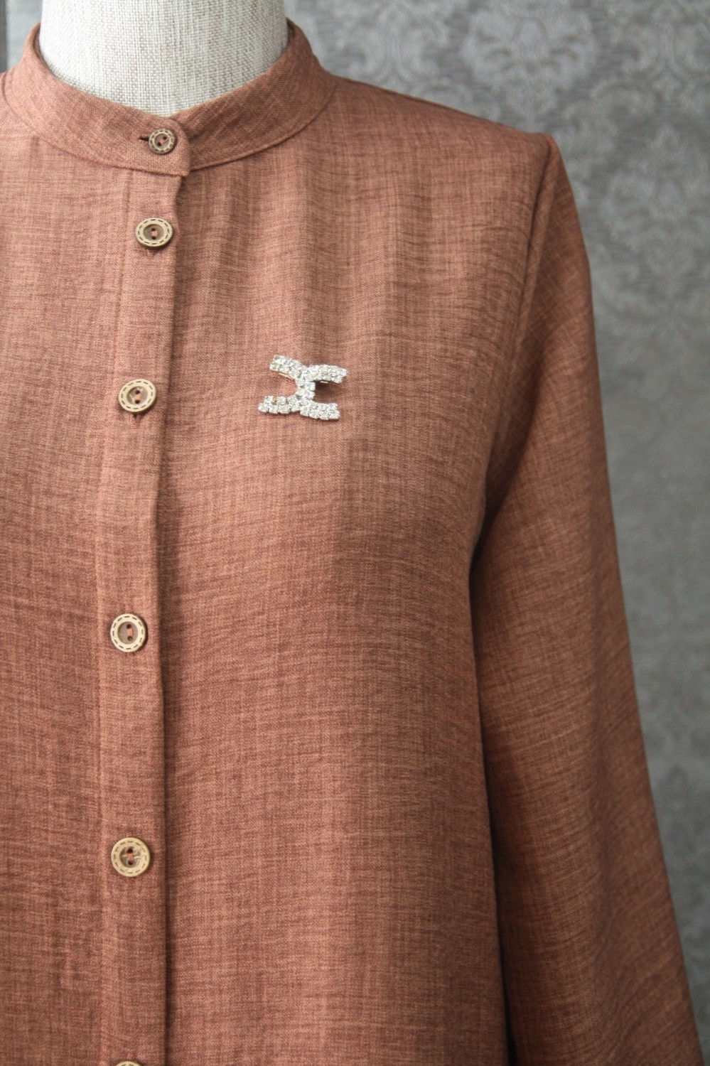 Alisma Moda Ayrobin Keten Tunik