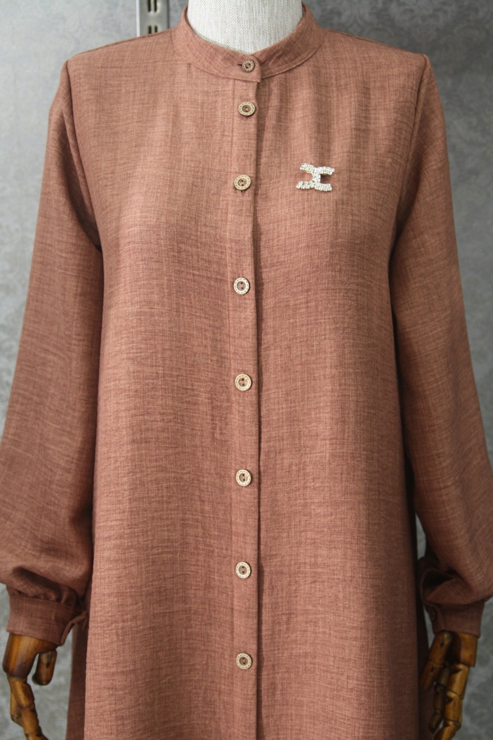 Alisma Moda Ayrobin Keten Tunik görsel 2