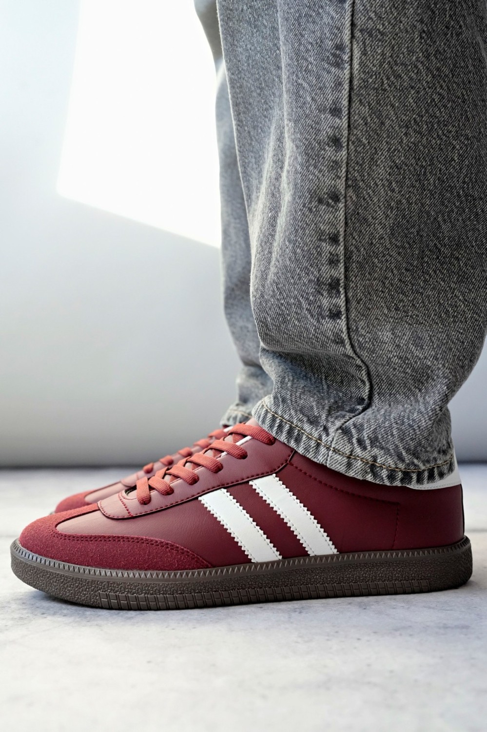 Muggo Gordon Unisex Ortopedik Günlük Garantili Bağcıklı Yürüyüş Koşu Sneaker Spor Ayakkabı