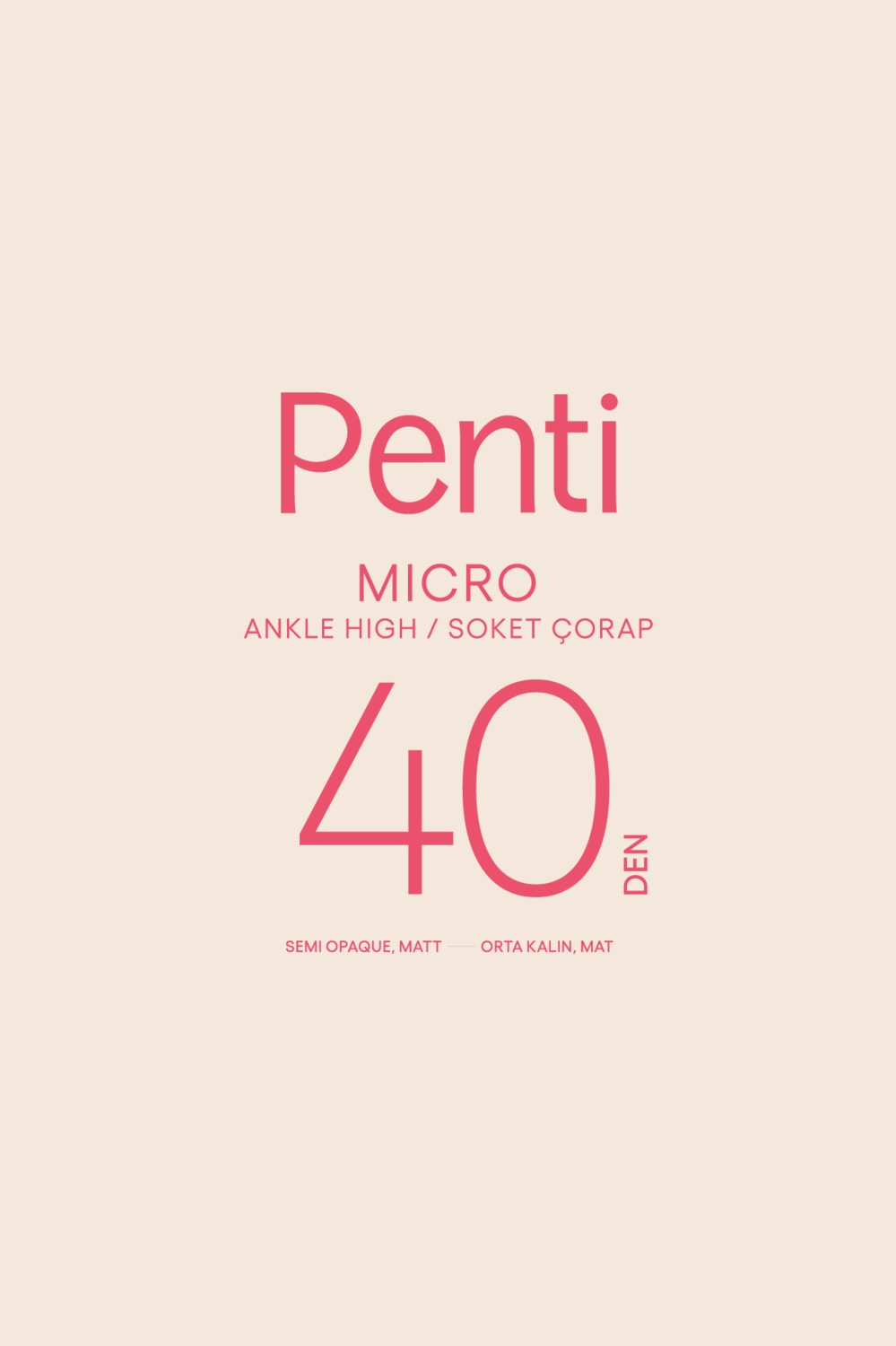 Penti Micro 40 Soket Çorap görsel 2