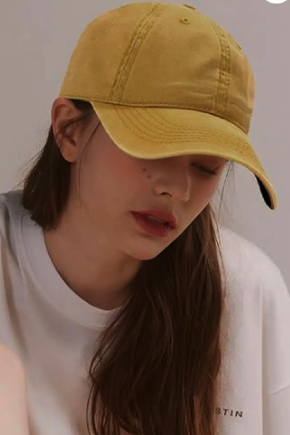 Elif İç Giyim Unisex Yıkamalı Eskitme Antrasit Kep Şapka