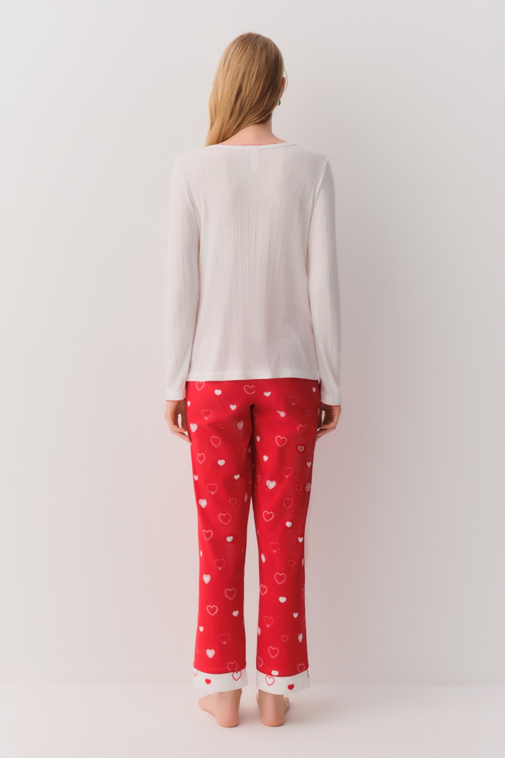 Suwen Love Pijama Takımı görsel 4