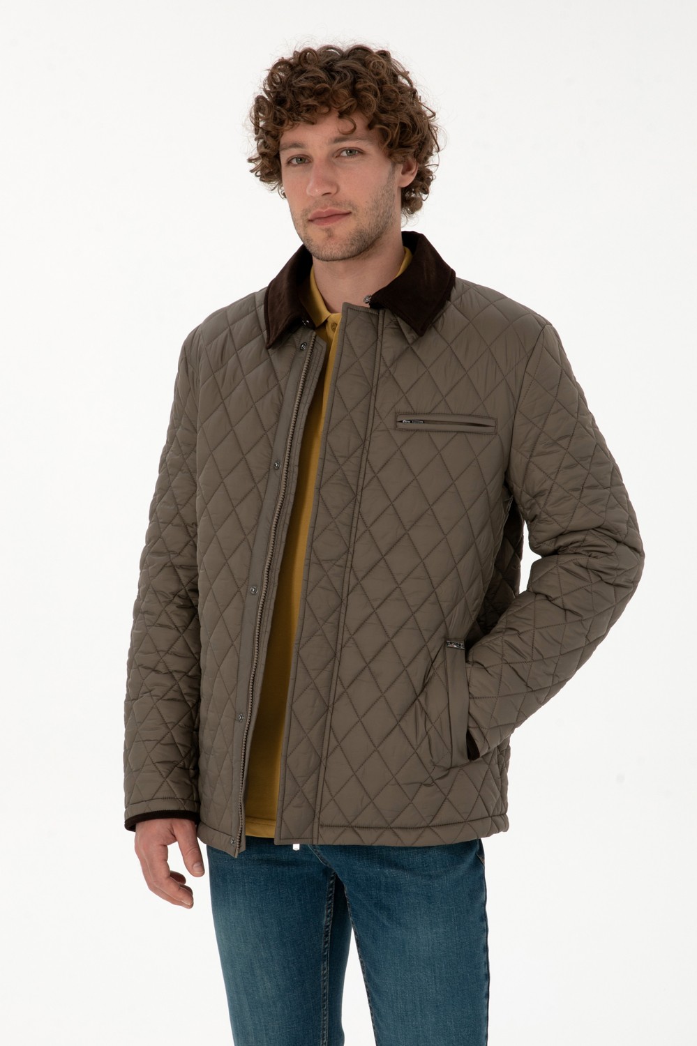 U.S. Polo Assn. Erkek Vizon Mont 50312011-VR052 görsel 8