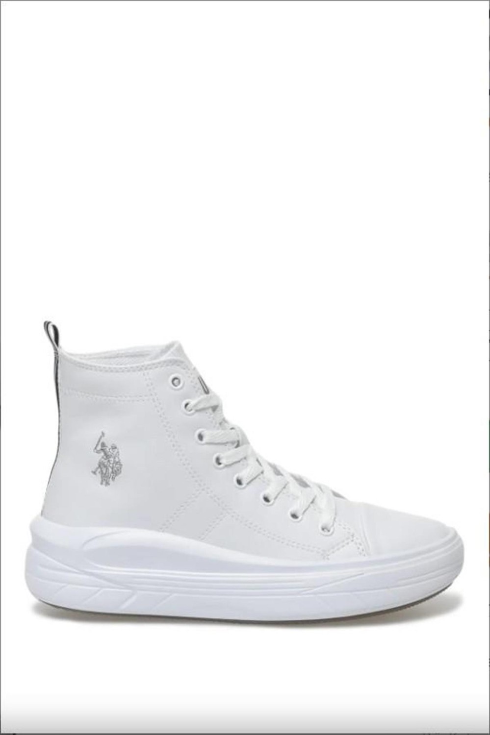 U.S. Polo Assn. U.S Polo Assn. 101163680 Clementıne PU 2PR Beyaz Kadın Spor Bot görsel 7