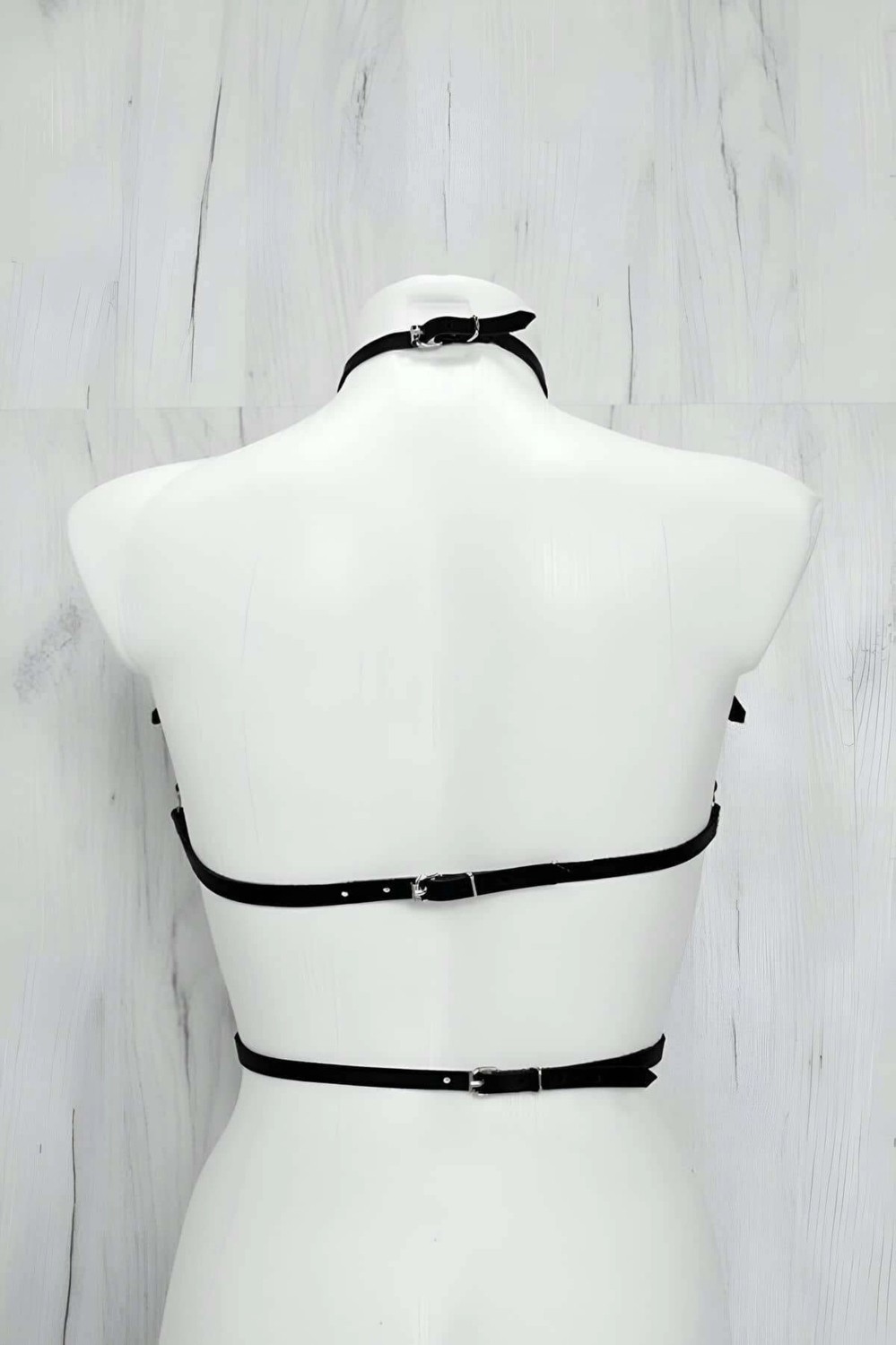 MTM My The Mall Giyim Seksi Giyim Deri Harness - BRF330 görsel 6