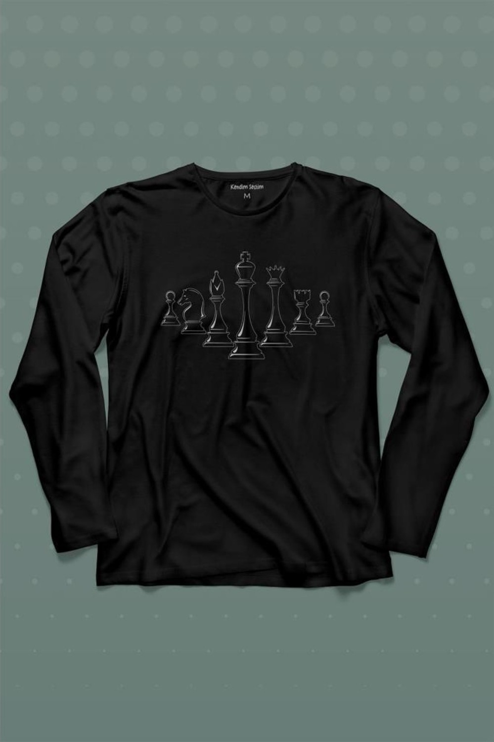 Feyza Design Çocuklar Için Siyah Pamuklu Bisiklet Yaka T-Shirt