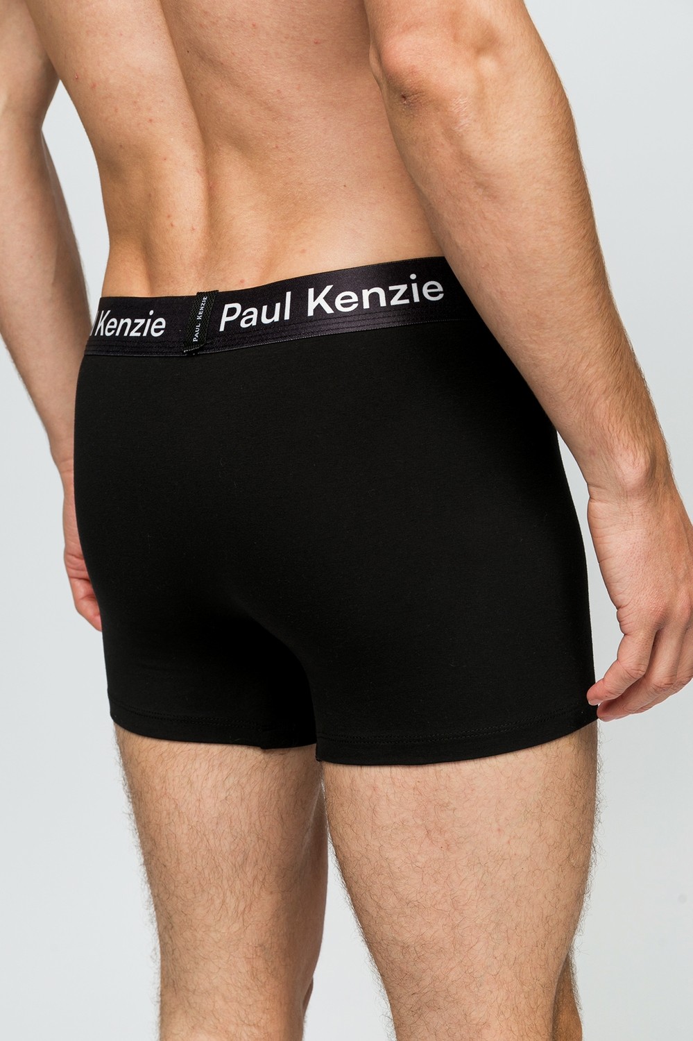 Paul Kenzie 5'li Erkek Boxer - All Black görsel 7