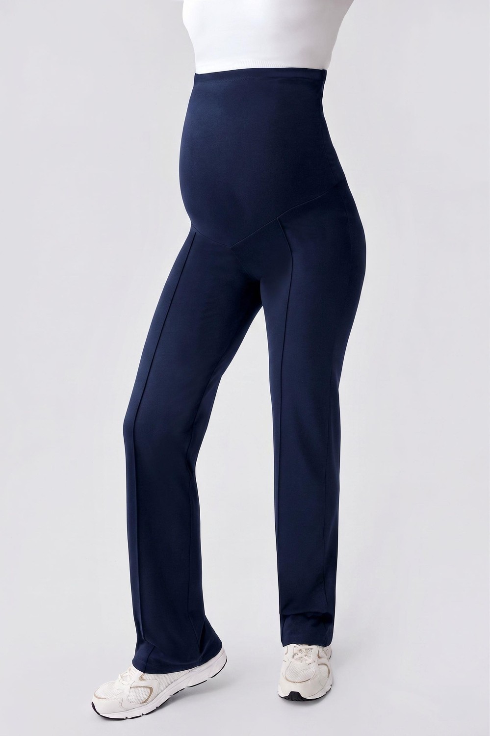 Artış Collection Düz Paça Ayarlanabilir Bel Jarse Esnek Viskoz Soft Hamile Pantolon VTP03 görsel 8