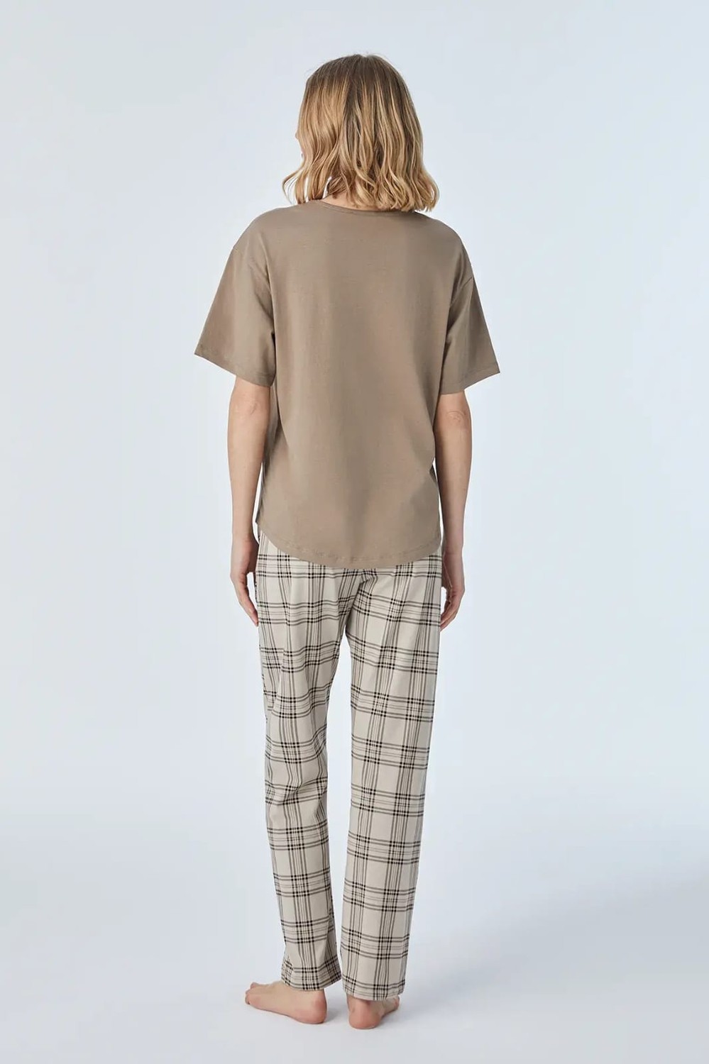 Pijadore 2111 Kısa Kollu Bayan Pijama Takım görsel 3
