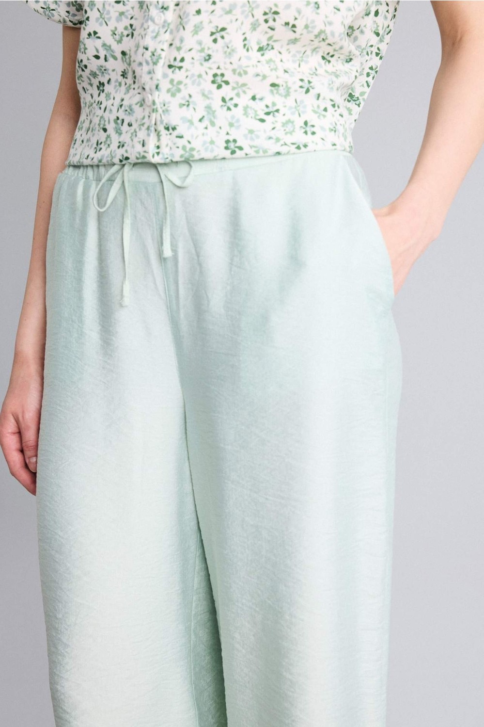 DeFacto Straight Fit Geniş Paça Lacivert Pantolon F0988AX26SM görsel 5