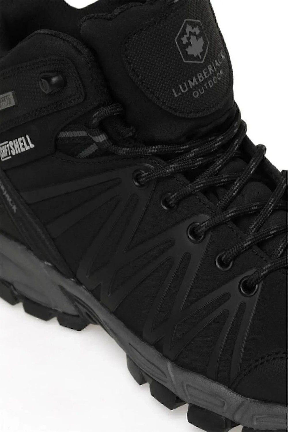 Lumberjack Shell Hı 3pr Siyah Waterproof Kumaş Malzeme Erkek Outdoor Bot görsel 7