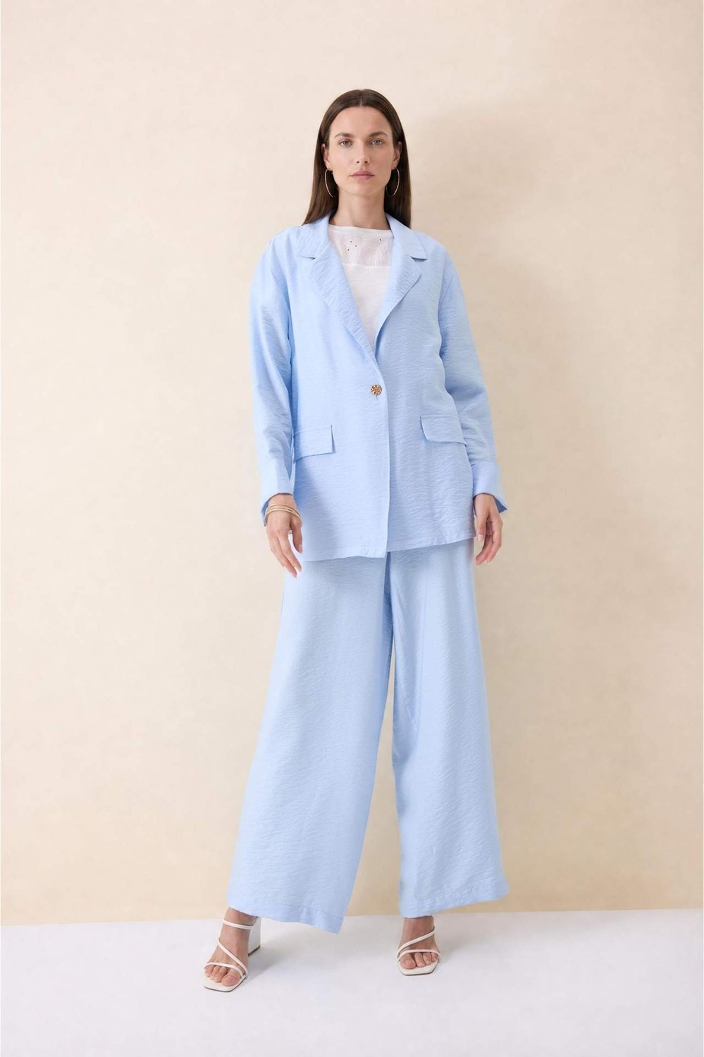 DeFacto Regular Fit Cepli Düğme Kapama Blazer Ceket H1418AX26SM