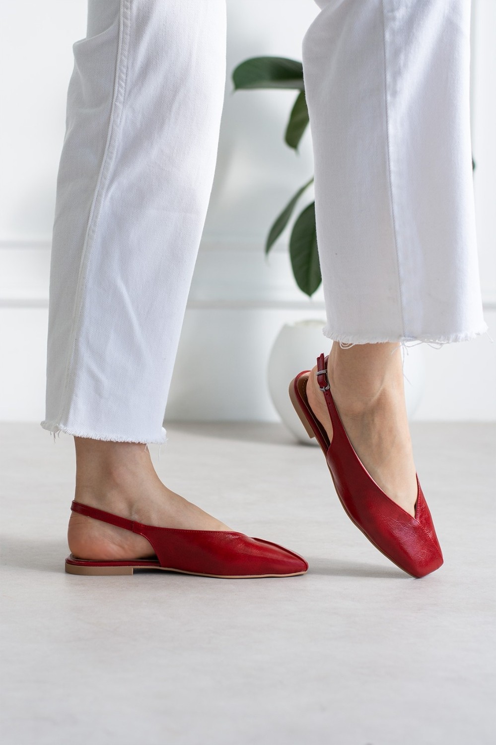 Yarenin Ayakkabıları Arka Açık Babet