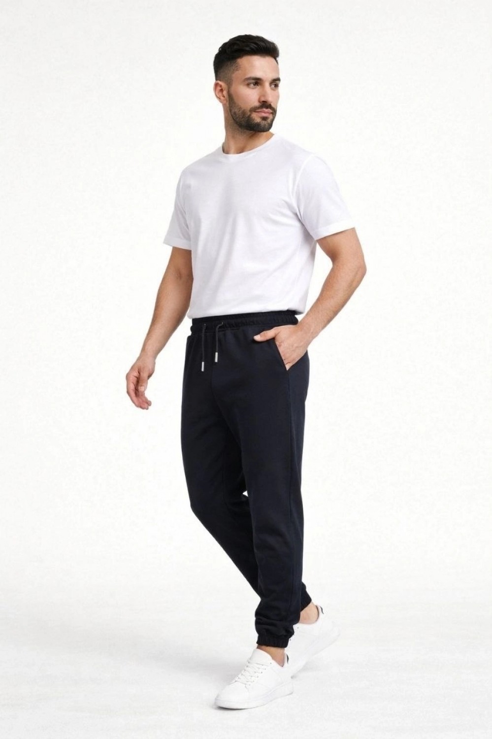 Hace Bazaar Erkek Jogger Eşofman Altı Cepli, Paça Lastikli , Spor Pantolon - Siyah görsel 4