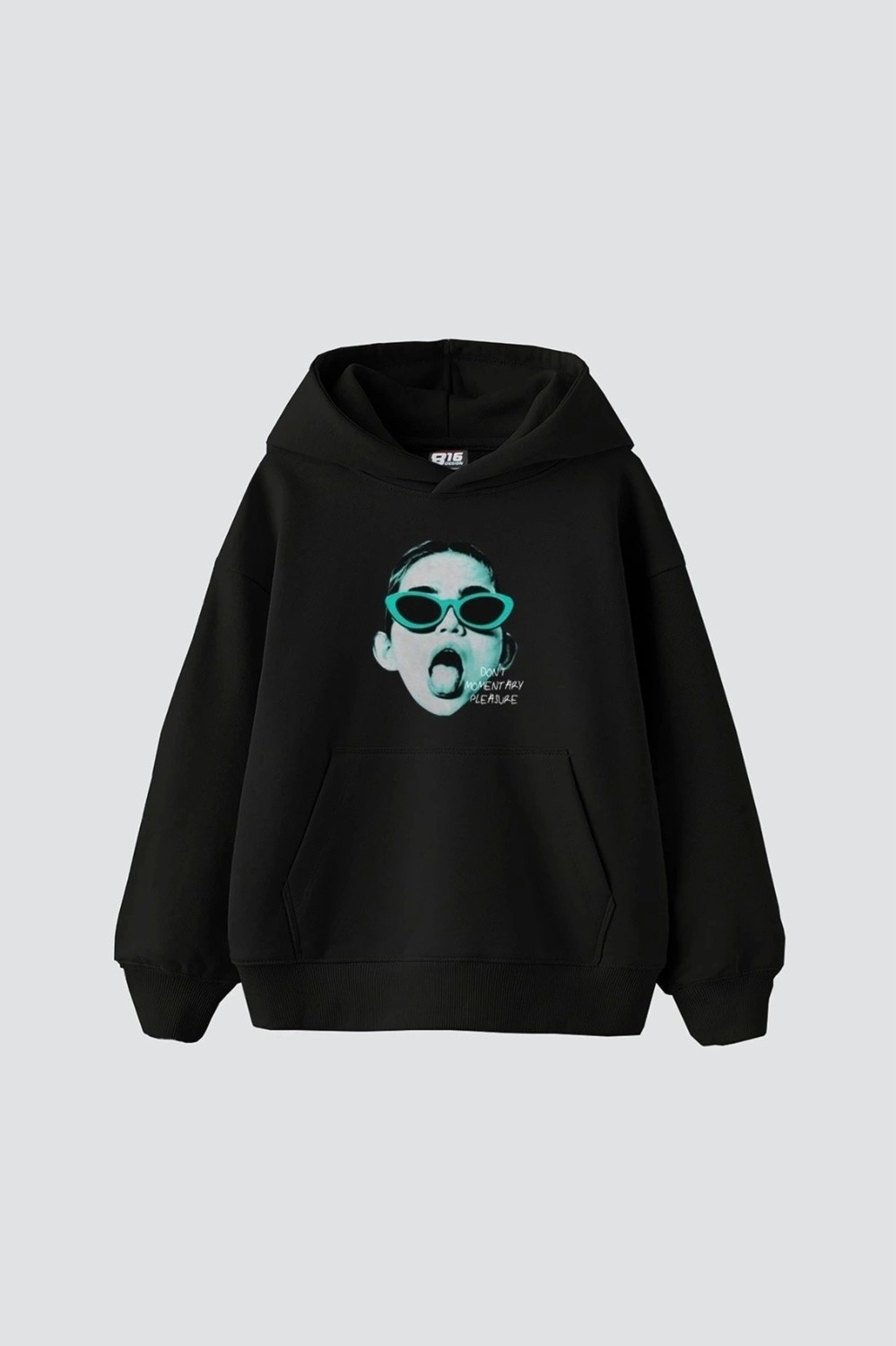 Tarzsokak Pleasure Baskılı Oversize Unisex Siyah