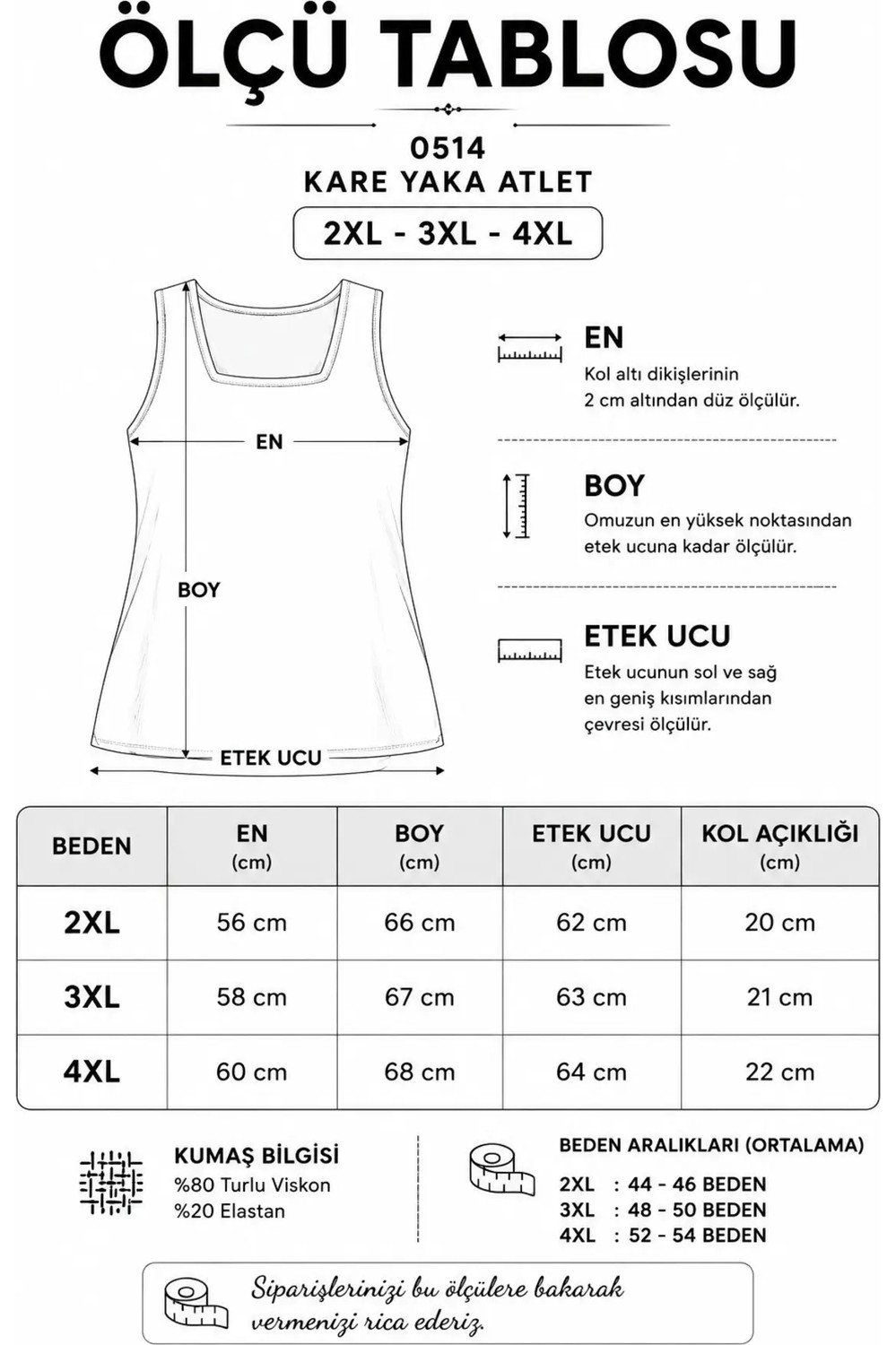Gülmina Moda Kadın Kare Yaka Büyük Beden Biyeli Atlet Bluz görsel 8