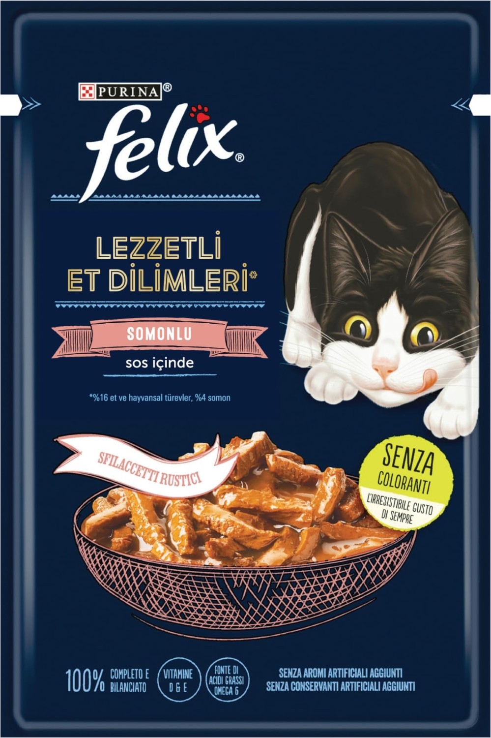 Aesco Felix Tasty Shreds Somonlu (26 x 80 Gr)