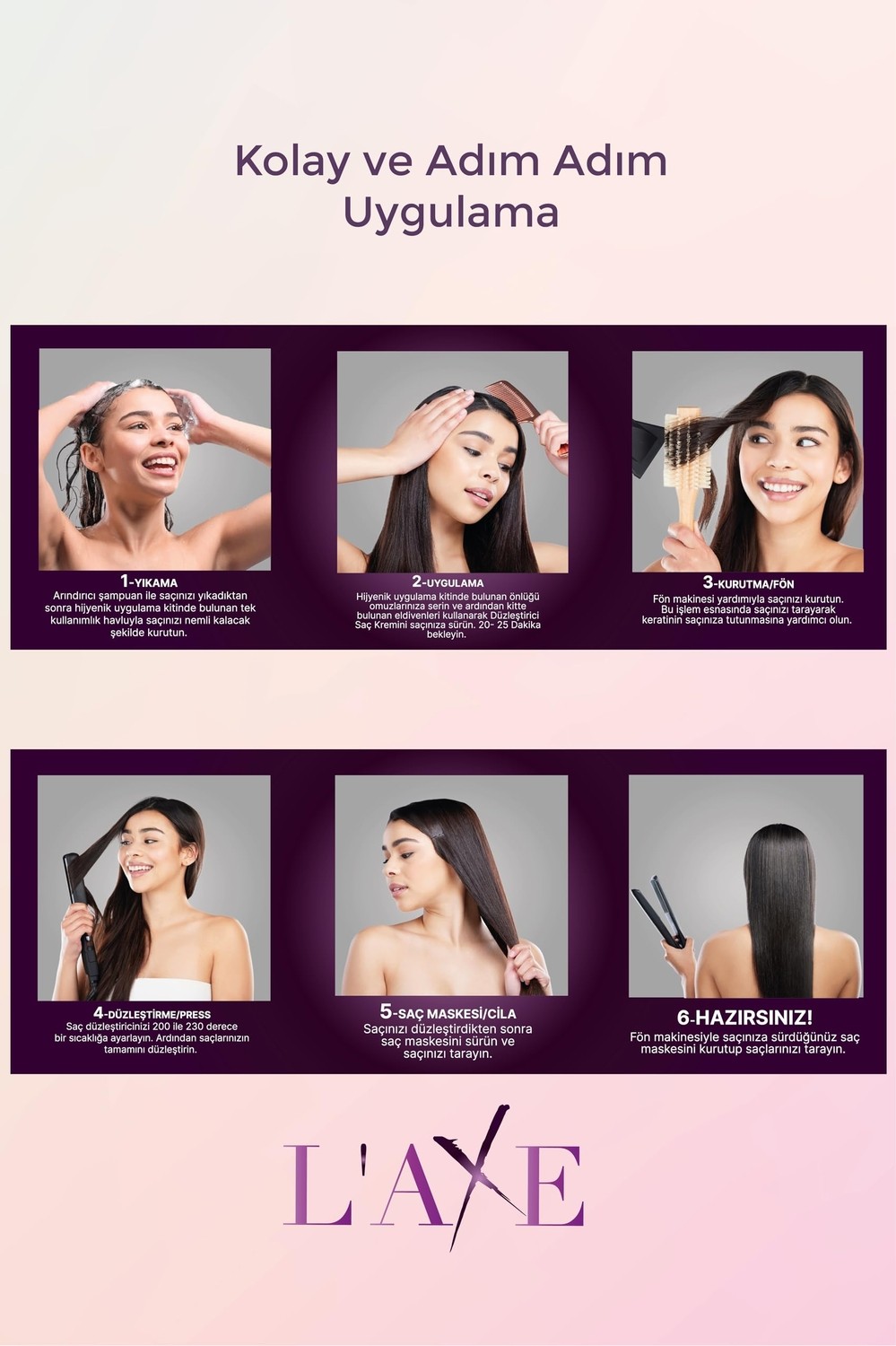 Die Grup Brezilya Keratin Düzleştirici Set görsel 3