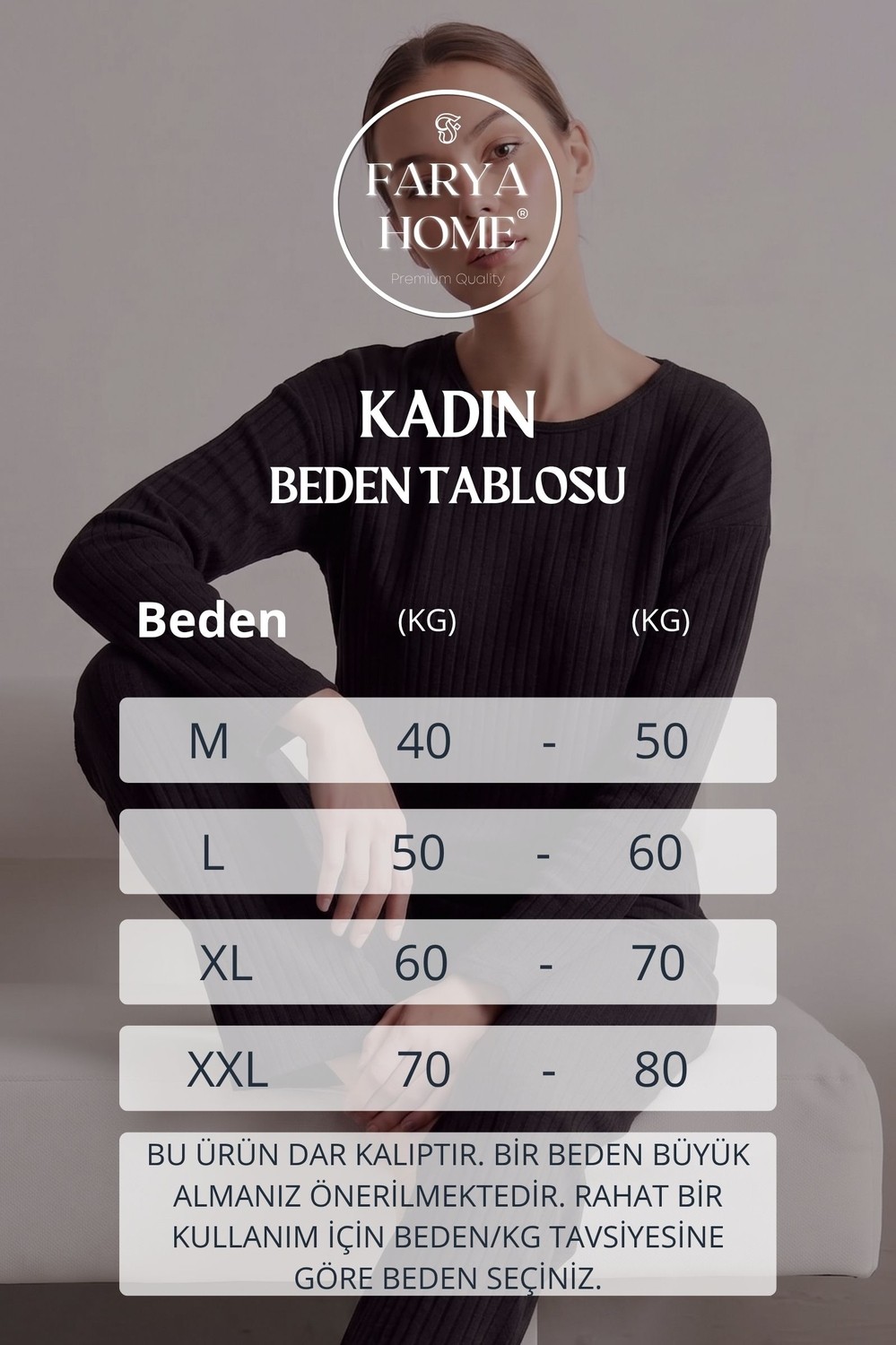 Farya Home Pamuklu Şeritli Kışlık Yumuşak Tuşe Interlok Örme Pijama Takımı görsel 6