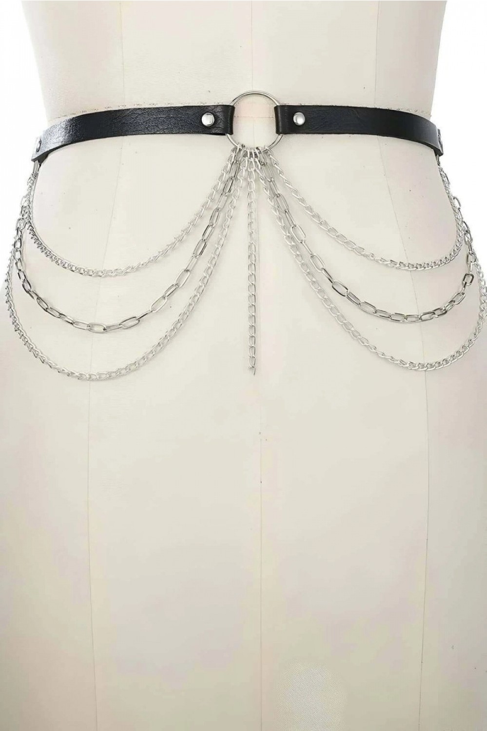 Pileli Store Zincirli Bel Kemer Harness - 922 görsel 7