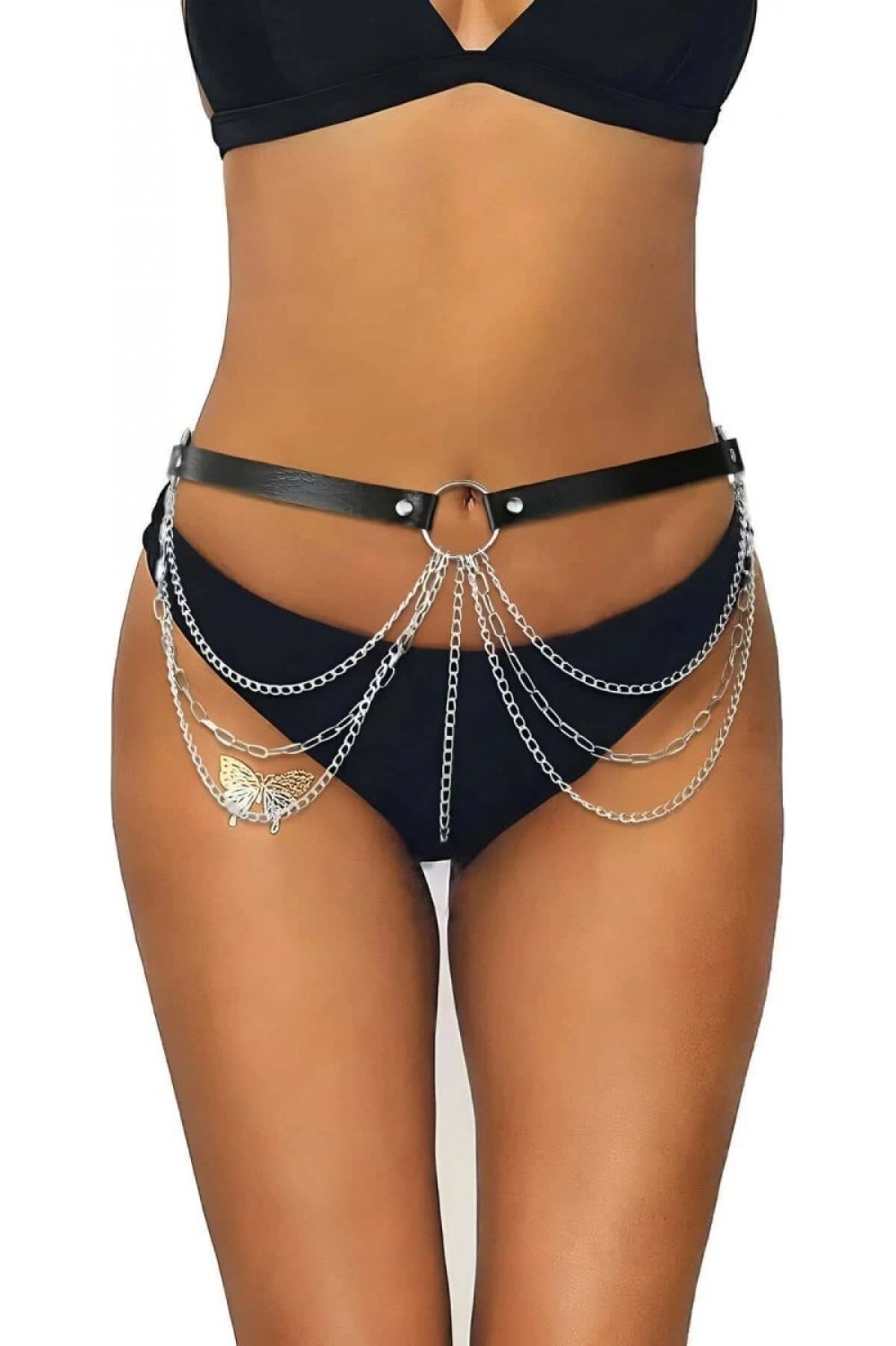 Pileli Store Zincirli Bel Kemer Harness - 922 görsel 8