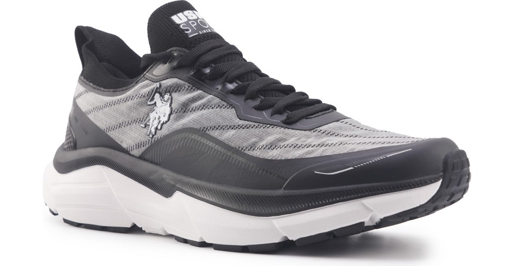 U.S. Polo Assn. U.S Polo Assn.101502290 Steven FX K.Gri-Siyah Erkek Spor Ayakkabı görsel 2