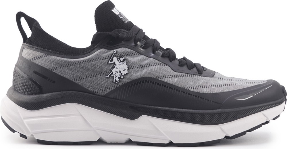 U.S. Polo Assn. U.S Polo Assn.101502290 Steven FX K.Gri-Siyah Erkek Spor Ayakkabı görsel 6