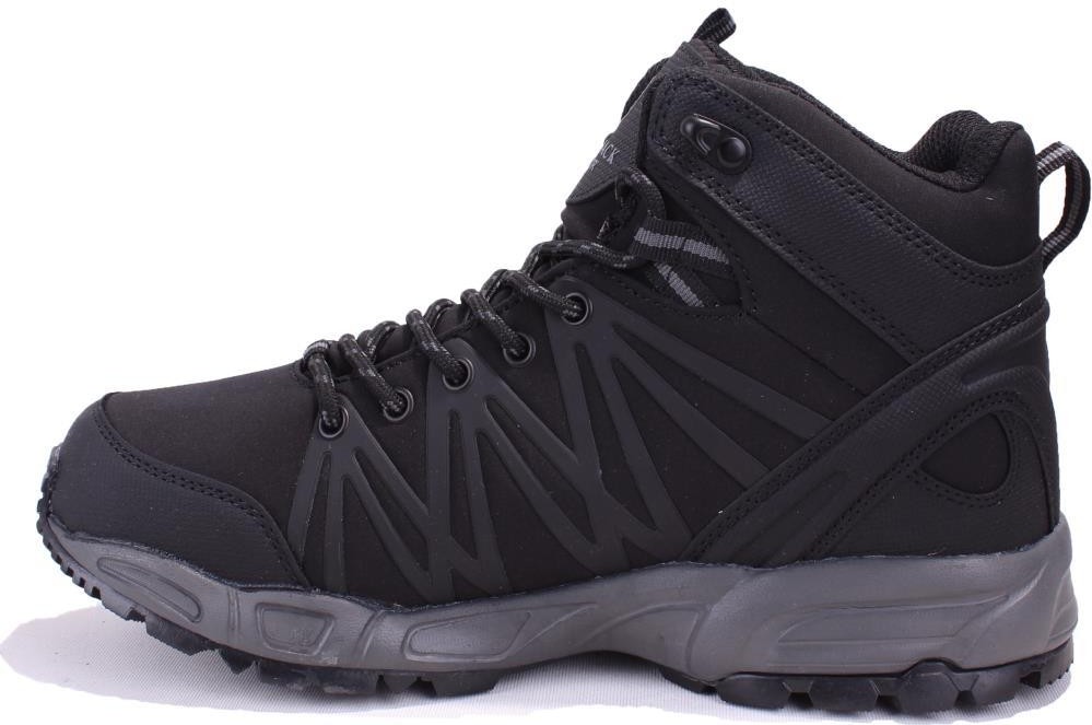 Lumberjack Shell Hi Siyah Ortopedik Outdoor Bot Suni Deri Bağcıklı Kışlık Su Geçirmez görsel 3