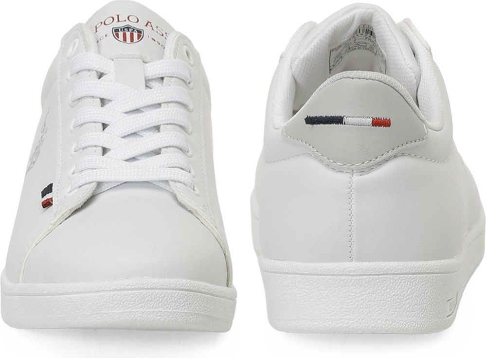 U.S. Polo Assn. Franco 5pr Beyaz Kadın Sneaker Düz Taban Suni Deri Konforlu Tasarım görsel 5