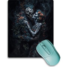 Sonic Touch Karanlık Kuru Kafa Çift Kaydırmaz Gaming Oyuncu Dikişsiz Siyah Mouse Pad/ped 17X21CM