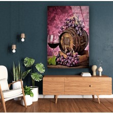 Myphotostation Şarap Cam Duvar Tablosu