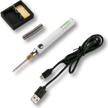 Vigortrading USB ile Mini Elektrikli Havya Üç Hızlı Ayarlanabilir Sıcaklık Elektrikli Havya 5V 8W Hızlı Isıtma Kaynak Aracı (Yurt Dışından)