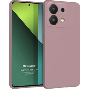 Matte Silicone Xiaomi Poco X6 5g Kılıf Rose Gold