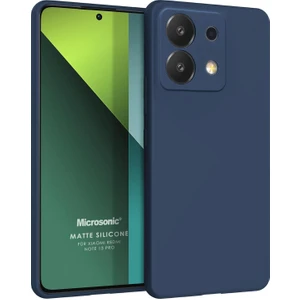 Matte Silicone Xiaomi Poco X6 5g Kılıf Lacivert
