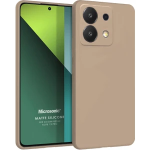 Matte Silicone Xiaomi Poco X6 5g Kılıf Gold
