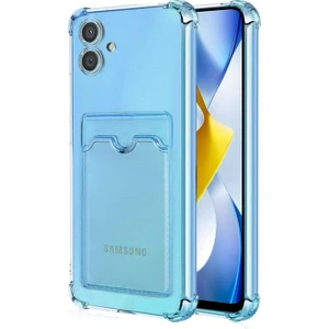 Samsung Galaxy A05 Card Slot Shock Kılıf Mavi