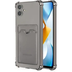 Samsung Galaxy A05 Card Slot Shock Kılıf Füme