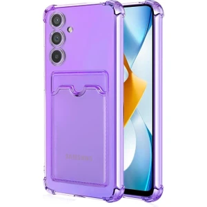 Samsung Galaxy A05S Card Slot Shock Kılıf Lila