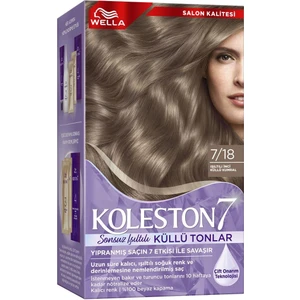 Wella Koleston Supreme Kit 7/18 Işıltılı Inci Küllü Kumral