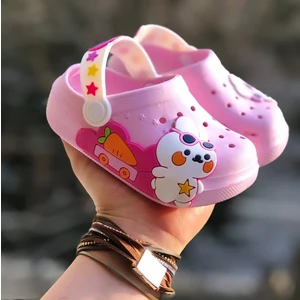 Kız Çocuk Crocks Modeli Sandalet , Çocuk Terlik , Anaokulu Kreş Sandaleti , Deniz Plaj ve Havuz Için Sandalet ve Terlik