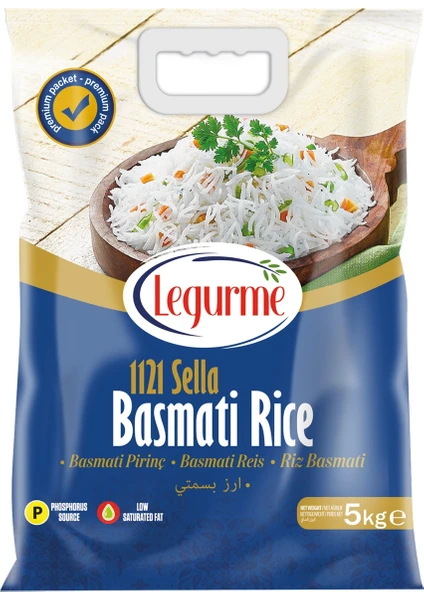 Legurme Basmati Pirinç 1121 Sella 5 kg