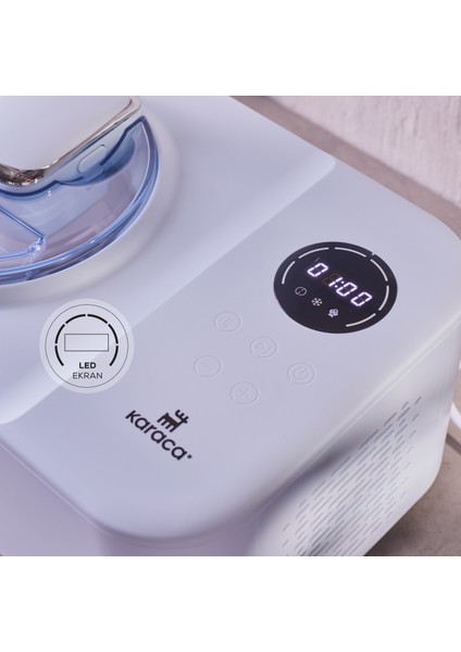 2 In 1 Karıştırıcılı, Donduruculu Dondurma Yapma Makinesi 1,2 Lt Ice Blue modelleri