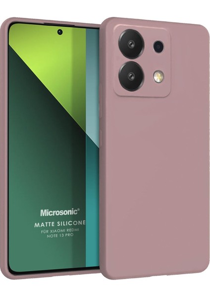 Matte Silicone Xiaomi Poco X6 5g Kılıf Rose Gold