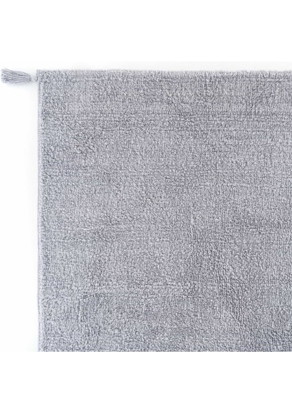 Cool Cotton Ccn Plain Grey Makinede Yıkanabilir Kaymaz Tabanlı Naturel Pamuk Dokuma Bebek Halısı modelleri