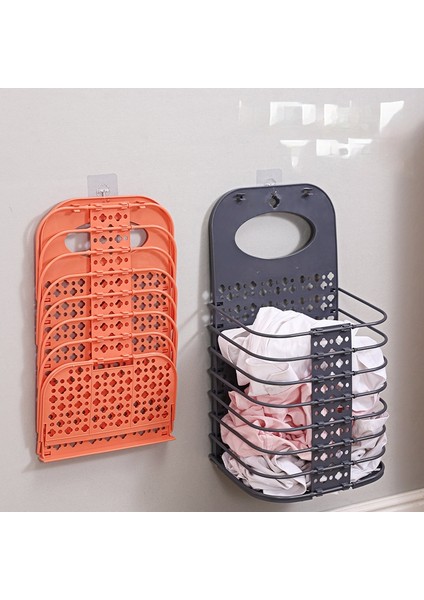 Katlanabilir Plastik Kalınlaşmış Kirli Giysiler Sepeti Banyo Yumruk Içermeyen Duvara Monte Kirli Giysiler Sepeti Ev Oyuncak Çeşitli Eşyalar Depolama Sepeti (Yurt Dışından) fiyatları